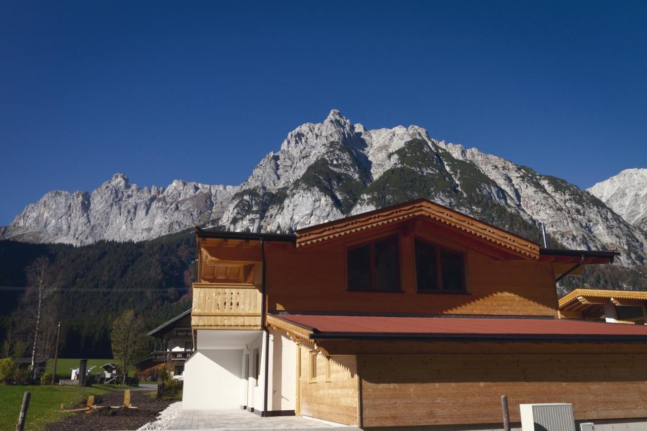 Alpenchalet im Leutaschtal Exterior foto